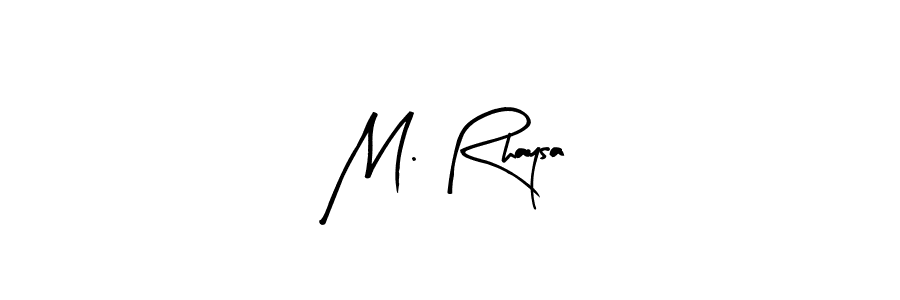 Once you've used our free online signature maker to create your best signature Arty Signature style, it's time to enjoy all of the benefits that M. Rhaysa name signing documents. M. Rhaysa signature style 8 images and pictures png