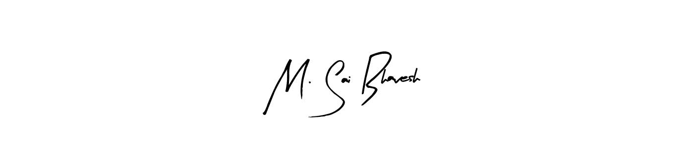 Best and Professional Signature Style for M. Sai Bhavesh. Arty Signature Best Signature Style Collection. M. Sai Bhavesh signature style 8 images and pictures png