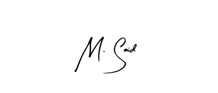 Make a beautiful signature design for name M. Said. Use this online signature maker to create a handwritten signature for free. M. Said signature style 8 images and pictures png