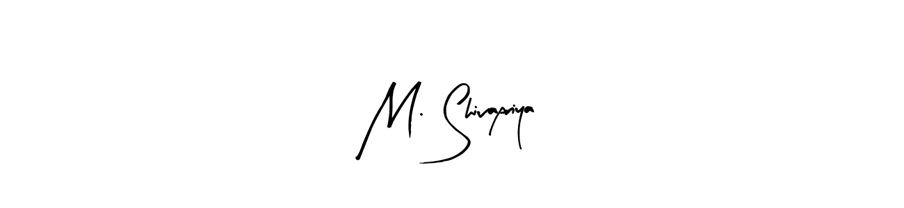 Use a signature maker to create a handwritten signature online. With this signature software, you can design (Arty Signature) your own signature for name M. Shivapriya. M. Shivapriya signature style 8 images and pictures png