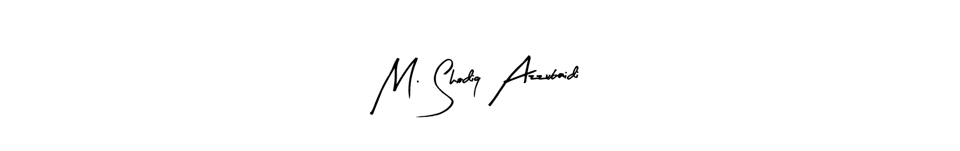 if you are searching for the best signature style for your name M. Shodiq Azzubaidi. so please give up your signature search. here we have designed multiple signature styles  using Arty Signature. M. Shodiq Azzubaidi signature style 8 images and pictures png