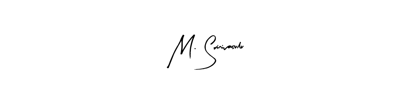 Similarly Arty Signature is the best handwritten signature design. Signature creator online .You can use it as an online autograph creator for name M. Srinivasulu. M. Srinivasulu signature style 8 images and pictures png