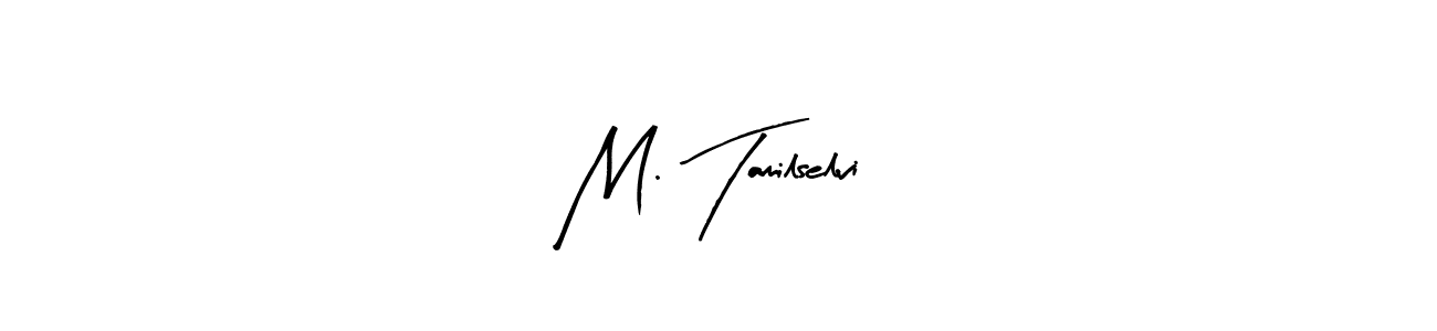 Make a beautiful signature design for name M. Tamilselvi. With this signature (Arty Signature) style, you can create a handwritten signature for free. M. Tamilselvi signature style 8 images and pictures png