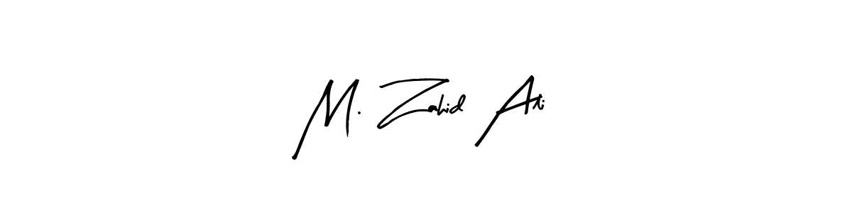 Also You can easily find your signature by using the search form. We will create M. Zahid Ali name handwritten signature images for you free of cost using Arty Signature sign style. M. Zahid Ali signature style 8 images and pictures png