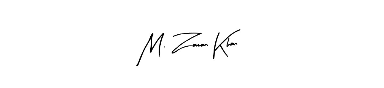 Create a beautiful signature design for name M. Zaman Khan. With this signature (Arty Signature) fonts, you can make a handwritten signature for free. M. Zaman Khan signature style 8 images and pictures png