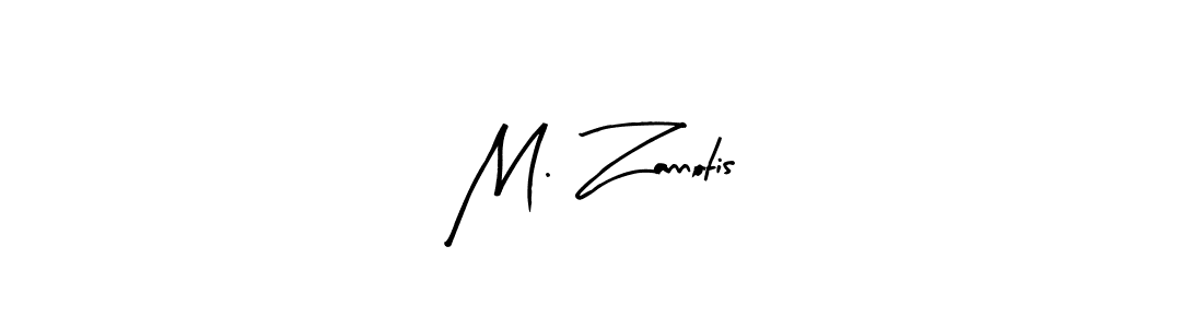 Design your own signature with our free online signature maker. With this signature software, you can create a handwritten (Arty Signature) signature for name M. Zannotis. M. Zannotis signature style 8 images and pictures png