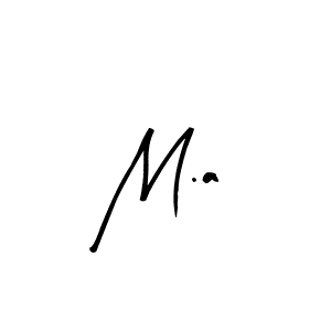 Similarly Arty Signature is the best handwritten signature design. Signature creator online .You can use it as an online autograph creator for name M.a. M.a signature style 8 images and pictures png