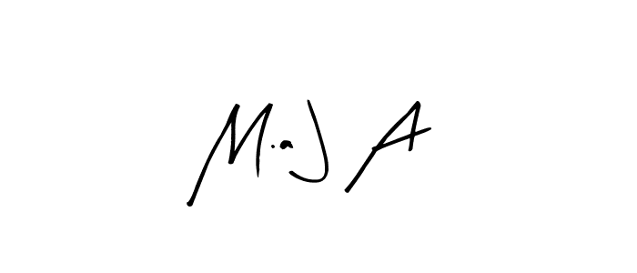 It looks lik you need a new signature style for name M.a J A. Design unique handwritten (Arty Signature) signature with our free signature maker in just a few clicks. M.a J A signature style 8 images and pictures png