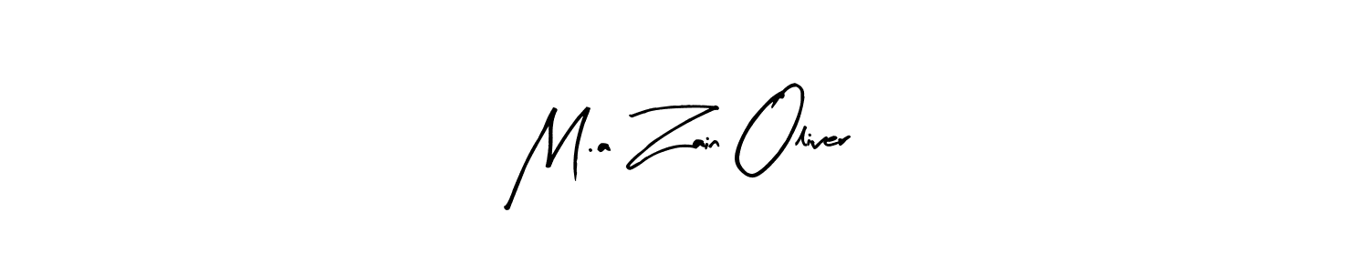 You can use this online signature creator to create a handwritten signature for the name M.a Zain Oliver. This is the best online autograph maker. M.a Zain Oliver signature style 8 images and pictures png