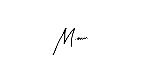 Create a beautiful signature design for name M.amin. With this signature (Arty Signature) fonts, you can make a handwritten signature for free. M.amin signature style 8 images and pictures png