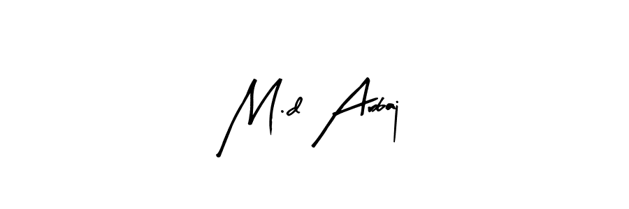 How to make M.d Arbaj name signature. Use Arty Signature style for creating short signs online. This is the latest handwritten sign. M.d Arbaj signature style 8 images and pictures png