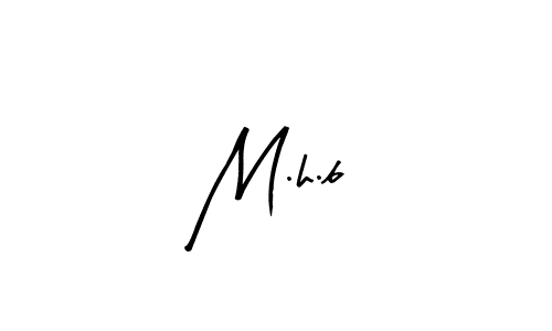 Make a beautiful signature design for name M.h.b. Use this online signature maker to create a handwritten signature for free. M.h.b signature style 8 images and pictures png