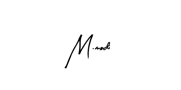 Design your own signature with our free online signature maker. With this signature software, you can create a handwritten (Arty Signature) signature for name M.modi. M.modi signature style 8 images and pictures png