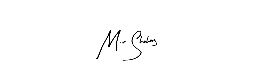 Design your own signature with our free online signature maker. With this signature software, you can create a handwritten (Arty Signature) signature for name M.r Shohag. M.r Shohag signature style 8 images and pictures png
