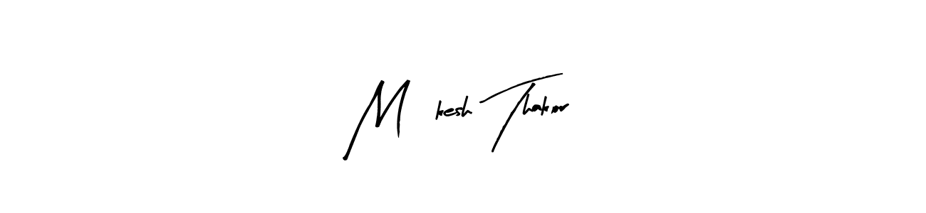 M7kesh Thakor stylish signature style. Best Handwritten Sign (Arty Signature) for my name. Handwritten Signature Collection Ideas for my name M7kesh Thakor. M7kesh Thakor signature style 8 images and pictures png