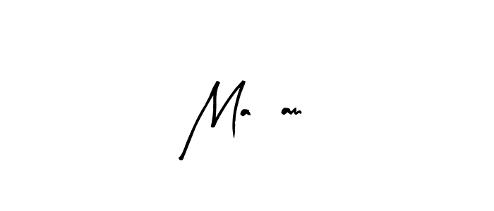 How to make Ma’am name signature. Use Arty Signature style for creating short signs online. This is the latest handwritten sign. Ma’am signature style 8 images and pictures png