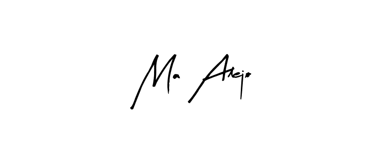 Use a signature maker to create a handwritten signature online. With this signature software, you can design (Arty Signature) your own signature for name Ma Alejo. Ma Alejo signature style 8 images and pictures png