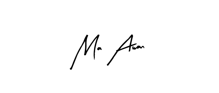 Make a beautiful signature design for name Ma Awan. Use this online signature maker to create a handwritten signature for free. Ma Awan signature style 8 images and pictures png