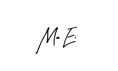 Ma Ei stylish signature style. Best Handwritten Sign (Arty Signature) for my name. Handwritten Signature Collection Ideas for my name Ma Ei. Ma Ei signature style 8 images and pictures png