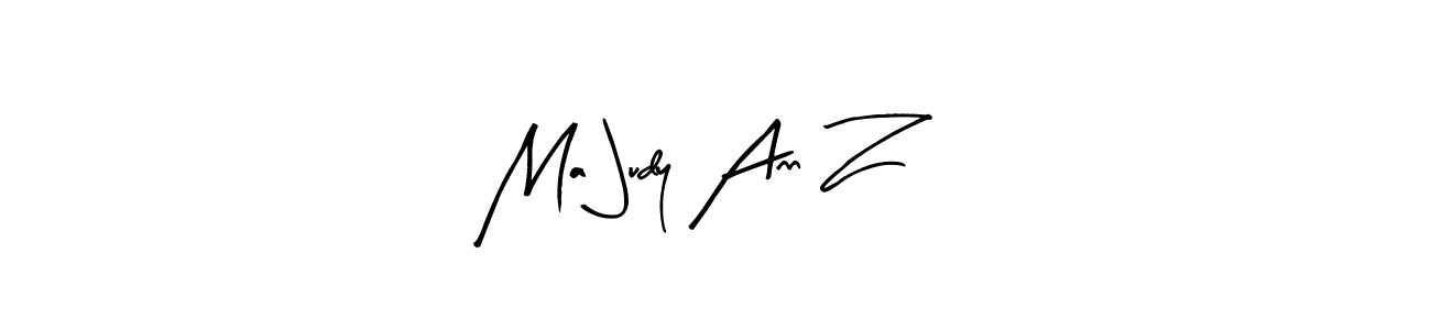Ma Judy Ann Z stylish signature style. Best Handwritten Sign (Arty Signature) for my name. Handwritten Signature Collection Ideas for my name Ma Judy Ann Z. Ma Judy Ann Z signature style 8 images and pictures png