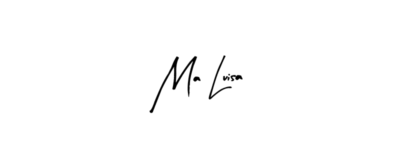 Check out images of Autograph of Ma Luisa name. Actor Ma Luisa Signature Style. Arty Signature is a professional sign style online. Ma Luisa signature style 8 images and pictures png