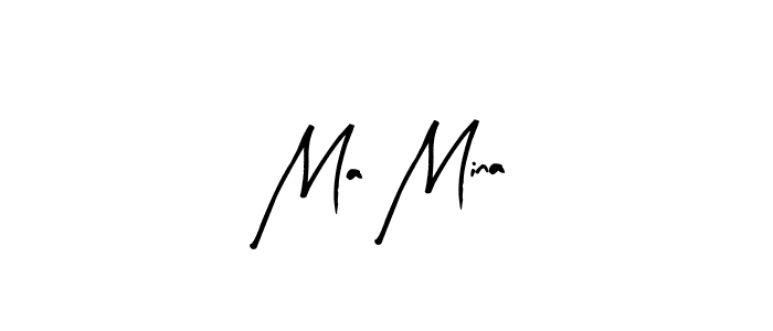 How to Draw Ma Mina signature style? Arty Signature is a latest design signature styles for name Ma Mina. Ma Mina signature style 8 images and pictures png