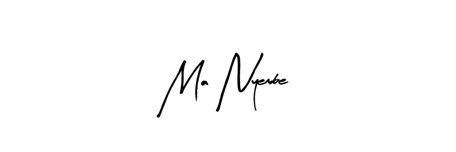 How to make Ma Nyembe signature? Arty Signature is a professional autograph style. Create handwritten signature for Ma Nyembe name. Ma Nyembe signature style 8 images and pictures png