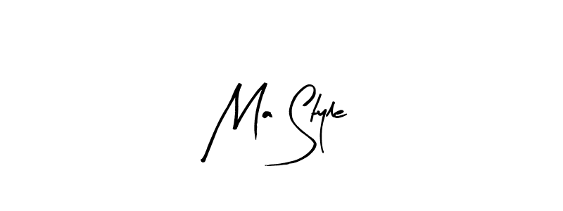 Similarly Arty Signature is the best handwritten signature design. Signature creator online .You can use it as an online autograph creator for name Ma Style. Ma Style signature style 8 images and pictures png