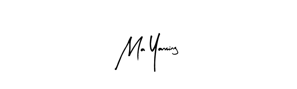 Use a signature maker to create a handwritten signature online. With this signature software, you can design (Arty Signature) your own signature for name Ma Yanming. Ma Yanming signature style 8 images and pictures png
