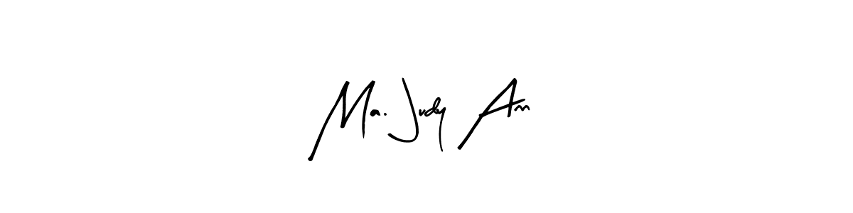 Make a short Ma. Judy Ann signature style. Manage your documents anywhere anytime using Arty Signature. Create and add eSignatures, submit forms, share and send files easily. Ma. Judy Ann signature style 8 images and pictures png