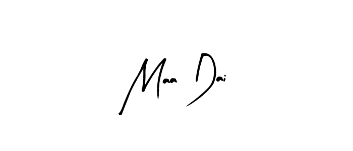 You can use this online signature creator to create a handwritten signature for the name Maa Dai. This is the best online autograph maker. Maa Dai signature style 8 images and pictures png