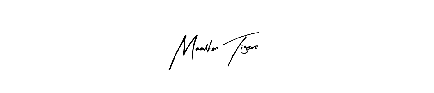 Similarly Arty Signature is the best handwritten signature design. Signature creator online .You can use it as an online autograph creator for name Maalton Tigers. Maalton Tigers signature style 8 images and pictures png