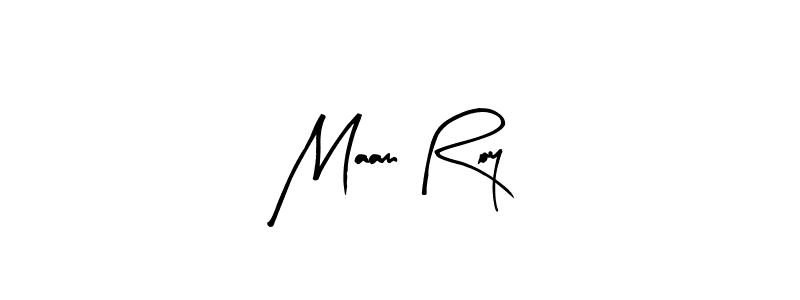 How to make Maam Roy name signature. Use Arty Signature style for creating short signs online. This is the latest handwritten sign. Maam Roy signature style 8 images and pictures png