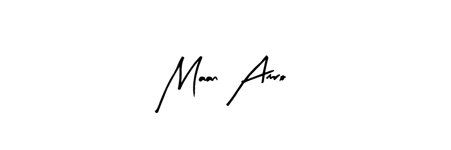 How to Draw Maan Amro signature style? Arty Signature is a latest design signature styles for name Maan Amro. Maan Amro signature style 8 images and pictures png