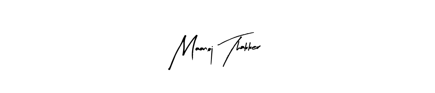 Also we have Maanoj Thakker name is the best signature style. Create professional handwritten signature collection using Arty Signature autograph style. Maanoj Thakker signature style 8 images and pictures png