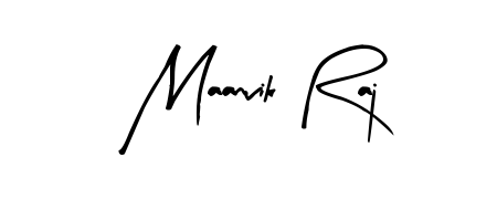 Arty Signature is a professional signature style that is perfect for those who want to add a touch of class to their signature. Get Maanvik Raj name fancy signature for free. Maanvik Raj signature style 8 images and pictures png
