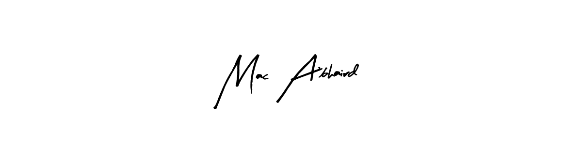 Similarly Arty Signature is the best handwritten signature design. Signature creator online .You can use it as an online autograph creator for name Mac A'bhaird. Mac A'bhaird signature style 8 images and pictures png