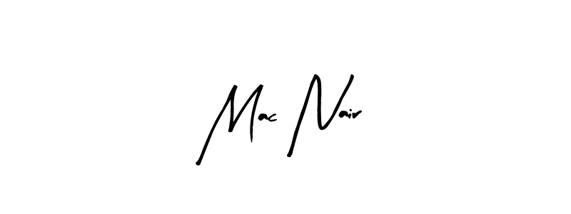 Create a beautiful signature design for name Mac Nair. With this signature (Arty Signature) fonts, you can make a handwritten signature for free. Mac Nair signature style 8 images and pictures png