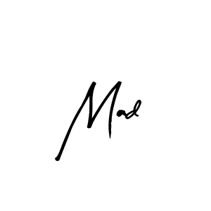 Make a beautiful signature design for name Mad. With this signature (Arty Signature) style, you can create a handwritten signature for free. Mad signature style 8 images and pictures png