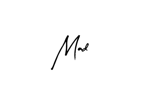Create a beautiful signature design for name Mad  . With this signature (Arty Signature) fonts, you can make a handwritten signature for free. Mad   signature style 8 images and pictures png