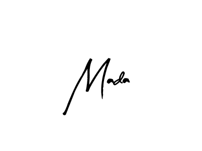 Create a beautiful signature design for name Mada. With this signature (Arty Signature) fonts, you can make a handwritten signature for free. Mada signature style 8 images and pictures png