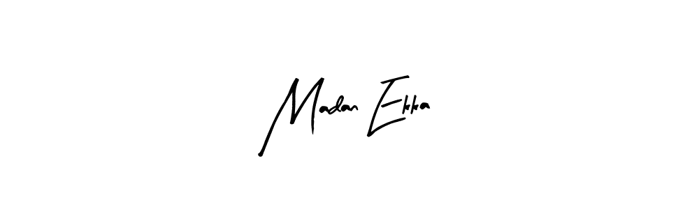 Also we have Madan Ekka name is the best signature style. Create professional handwritten signature collection using Arty Signature autograph style. Madan Ekka signature style 8 images and pictures png
