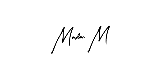 The best way (Arty Signature) to make a short signature is to pick only two or three words in your name. The name Madan M include a total of six letters. For converting this name. Madan M signature style 8 images and pictures png