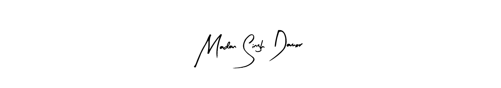 Create a beautiful signature design for name Madan Singh Damor. With this signature (Arty Signature) fonts, you can make a handwritten signature for free. Madan Singh Damor signature style 8 images and pictures png