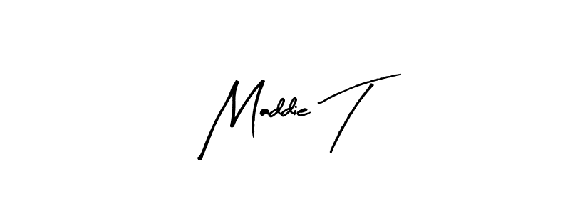 This is the best signature style for the Maddie T name. Also you like these signature font (Arty Signature). Mix name signature. Maddie T signature style 8 images and pictures png