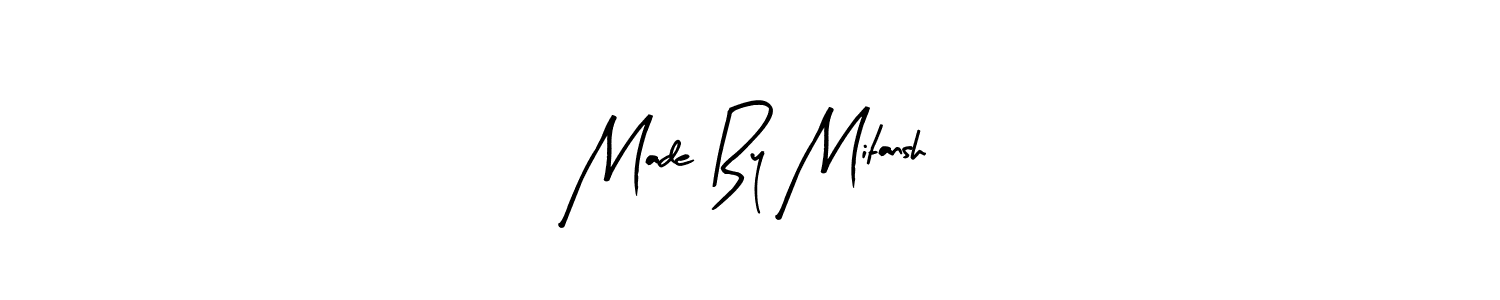 You can use this online signature creator to create a handwritten signature for the name Made By Mitansh. This is the best online autograph maker. Made By Mitansh signature style 8 images and pictures png