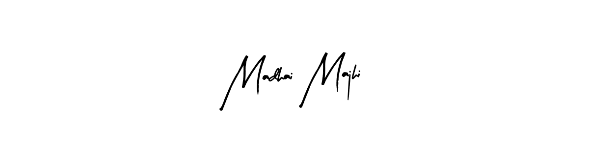 You should practise on your own different ways (Arty Signature) to write your name (Madhai Majhi) in signature. don't let someone else do it for you. Madhai Majhi signature style 8 images and pictures png
