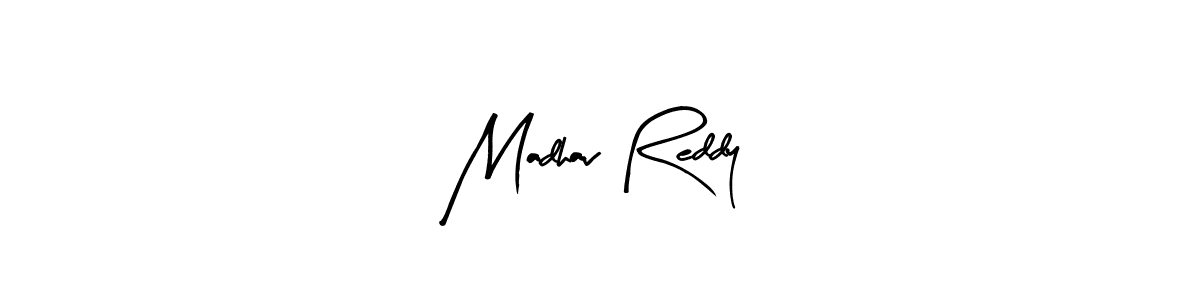 Design your own signature with our free online signature maker. With this signature software, you can create a handwritten (Arty Signature) signature for name Madhav Reddy. Madhav Reddy signature style 8 images and pictures png