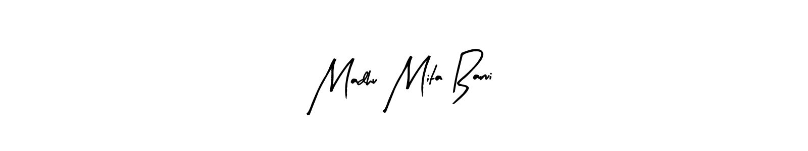 Madhu Mita Barui stylish signature style. Best Handwritten Sign (Arty Signature) for my name. Handwritten Signature Collection Ideas for my name Madhu Mita Barui. Madhu Mita Barui signature style 8 images and pictures png
