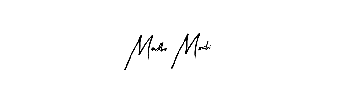 Create a beautiful signature design for name Madhu Mochi. With this signature (Arty Signature) fonts, you can make a handwritten signature for free. Madhu Mochi signature style 8 images and pictures png